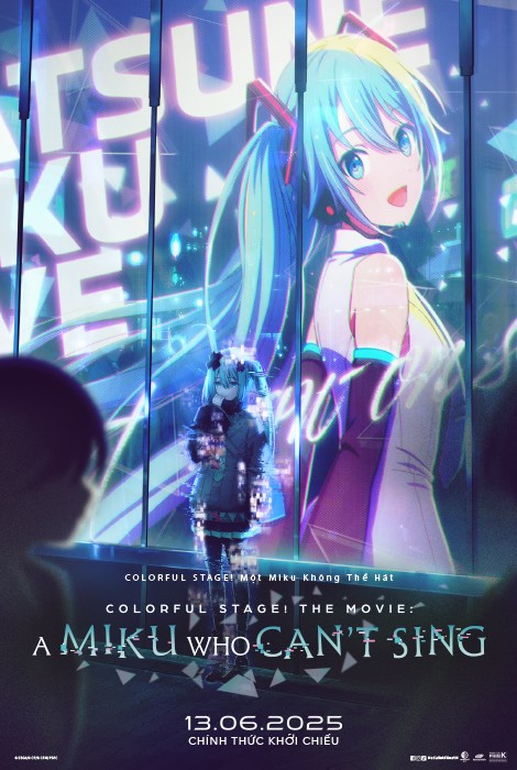 a colorful stage! một miku không thể hát