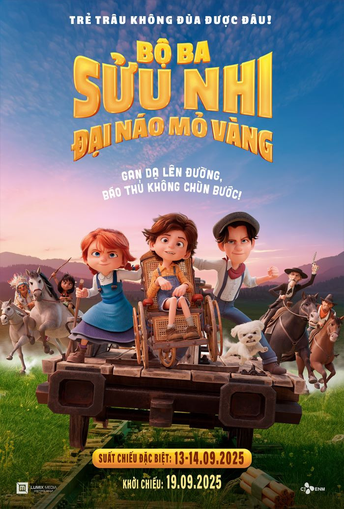bộ ba sửu nhi đại náo mỏ vàng
